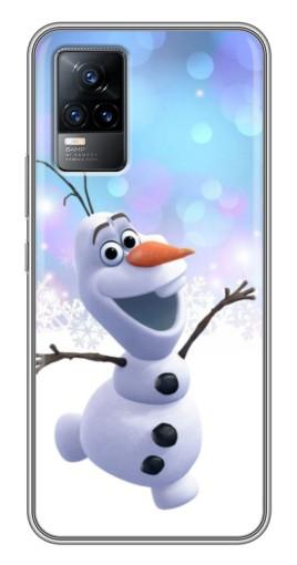 Чехол с печатью «Снеговик Олаф»  для Vivo V21E