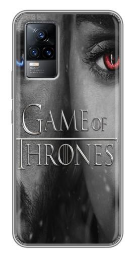 Силиконовый чехол с изображением «Сноу и Дейенерис» для Vivo V21E Силиконовый чехол с изображением «Сноу и Дейенерис» для Vivo V21E