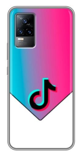 Силиконовый чехол с изображением «Tiktok Logo» для Vivo V21E