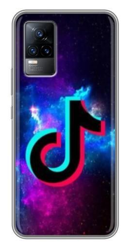 Чехол с картинкой «ТикТок в космосе» для Vivo V21E