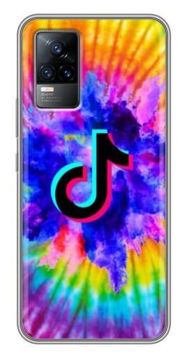 Чехол с картинкой «TikTok в красках» для Vivo V21E