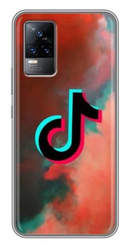 Чехол с печатью «ТикТок в тучах»  для Vivo V21E