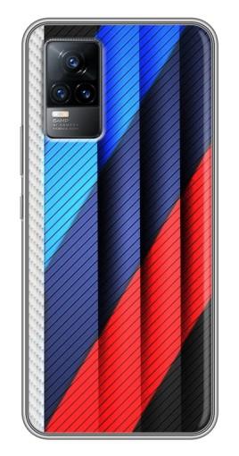 Чехол с принтом «Цвета лого БМВ» для Vivo V21E