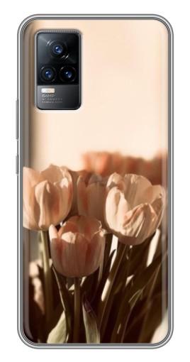 Чехол с печатью «Тюльпаны на солнце»  для Vivo V21E