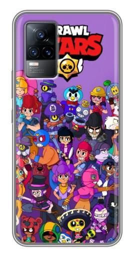 Чехол с печатью «Все герои»  для Vivo V21E