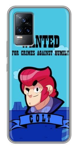 Чехол с принтом «WANTED COLT» для Vivo V21E Чехол с принтом «WANTED COLT» для Vivo V21E