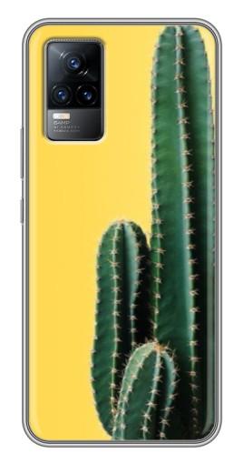 Чехол с картинкой «Яркий кактус» для Vivo V21E