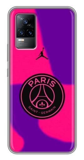 Чехол с картинкой «Яркий лого PSG» для Vivo V21E