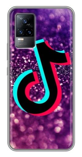 Чехол с печатью «Яркий ТикТок»  для Vivo V21E
