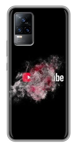 Чехол с картинкой «Яркий Ютуб» для Vivo V21E