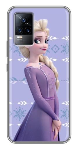 Силиконовый чехол с изображением «Ельза» для Vivo V21E