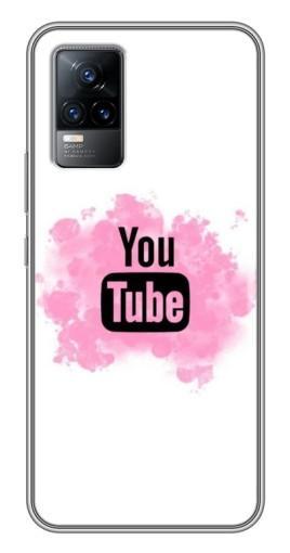 Чехол с принтом «Ютуб в дыму» для Vivo V21E