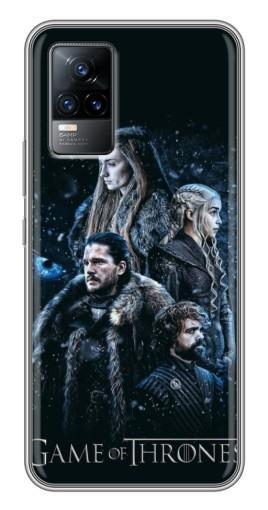 Силиконовый чехол с изображением «Зима близко» для Vivo V21E