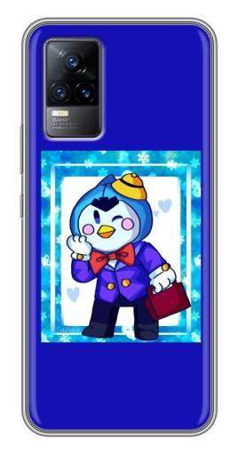 Чехол с картинкой «Зимний Мистер Пи» для Vivo V21E