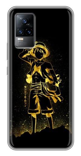 Чехол с принтом «Золотой Де Луффи» для Vivo V21E