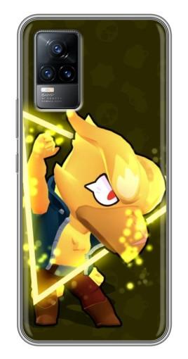 Чехол с принтом «Золотой Ворон» для Vivo V21E