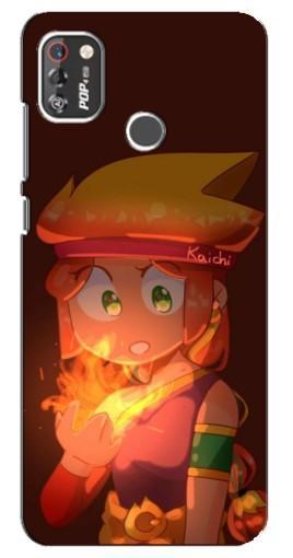 Силиконовый чехол с изображением "Amber с огнем" для TECNO POP 4 Pro Силиконовый чехол с изображением "Amber с огнем" для TECNO POP 4 Pro