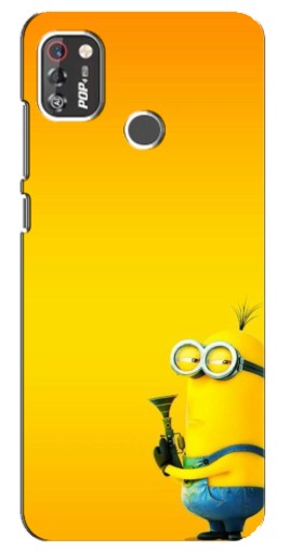 Чехол с принтом "Кевин Миньон" для TECNO POP 4 Pro
