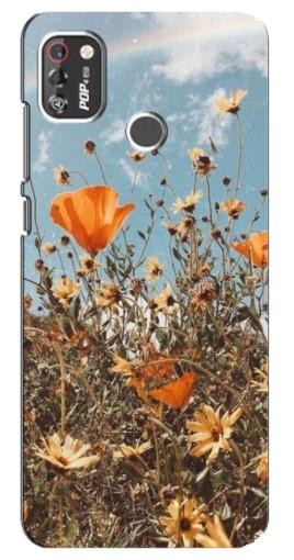 Чехол с принтом "Желтые цветы" для TECNO POP 4 Pro