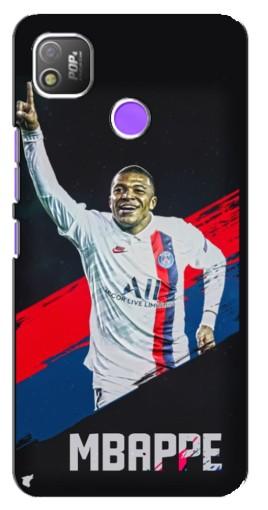 Чехол с печатью "Mbappe в ПСЖ" для TECNO POP 4