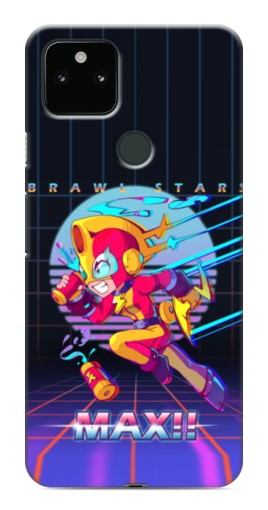 Силиконовый чехол с изображением "Brawl MAX" для Google Pixel 5
