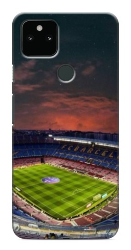 Силиконовый чехол с изображением "Камп Ноу" для Google Pixel 5