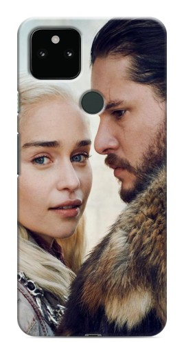 Чехол с печатью "Дейнерис и Сноу" для Google Pixel 5