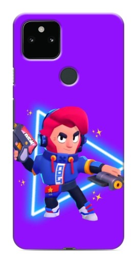 Чехол с печатью "Кольт в наушниках" для Google Pixel 5