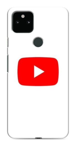Чехол с печатью "Красная кнопка" для Google Pixel 5