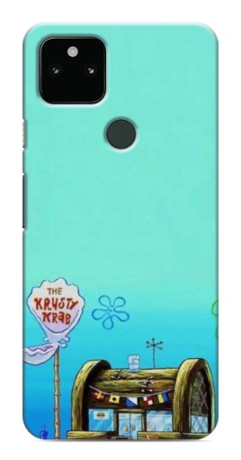 Силиконовый чехол с изображением "Krusty Krab" для Google Pixel 5