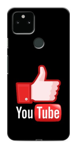 Чехол с печатью "Лайк YouTube" для Google Pixel 5