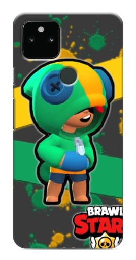 Чехол с печатью "Leon Brawl Stars" для Google Pixel 5