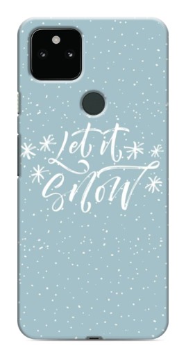 Чехол с принтом "Let it Snow" для Google Pixel 5