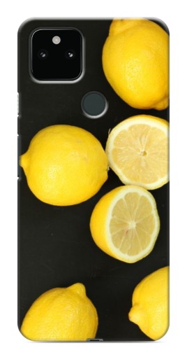Чехол с печатью "Лимонный стиль" для Google Pixel 5