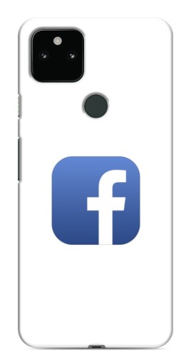 Чехол с печатью "Лого Фейсбук" для Google Pixel 5