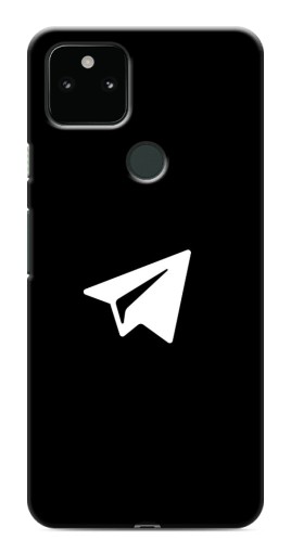 Чехол с принтом "Лого Телеграм" для Google Pixel 5