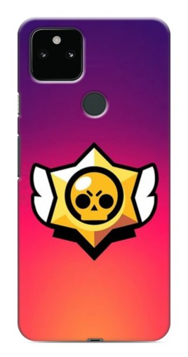 Чехол с картинкой "Логотип Brawl Stars" для Google Pixel 5