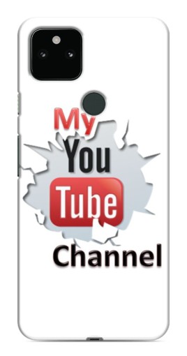 Чехол с картинкой "My YouTube" для Google Pixel 5