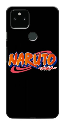 Силиконовый чехол с изображением "Надпись Naruto" для Google Pixel 5