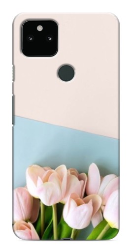 Чехол с печатью "Нежные тюльпаны" для Google Pixel 5