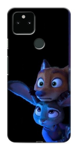 Чехол с принтом "Ник и Джуди" для Google Pixel 5