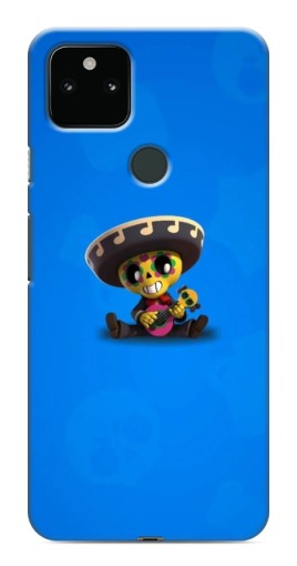 Силиконовый чехол с изображением "Poco с гитарой" для Google Pixel 5