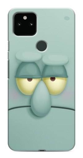 Чехол с печатью "Сквидвард" для Google Pixel 5