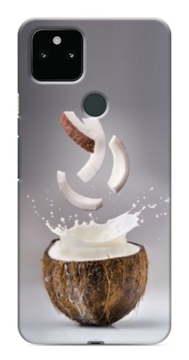 Чехол с принтом "Стакан кокоса" для Google Pixel 5