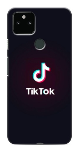Чехол с печатью "TikTok темный" для Google Pixel 5
