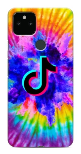 Чехол с печатью "TikTok в красках" для Google Pixel 5