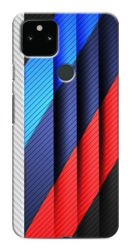 Силиконовый чехол с изображением "Цвета лого БМВ" для Google Pixel 5