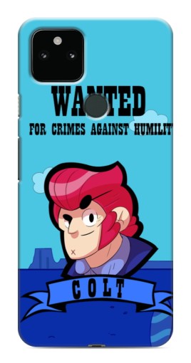 Силиконовый чехол с изображением "WANTED COLT" для Google Pixel 5