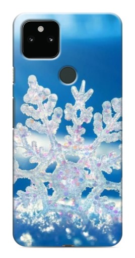 Чехол с печатью "Яркая снежинка" для Google Pixel 5