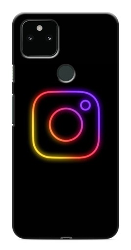 Силиконовый чехол с изображением "Значок Инсты" для Google Pixel 5